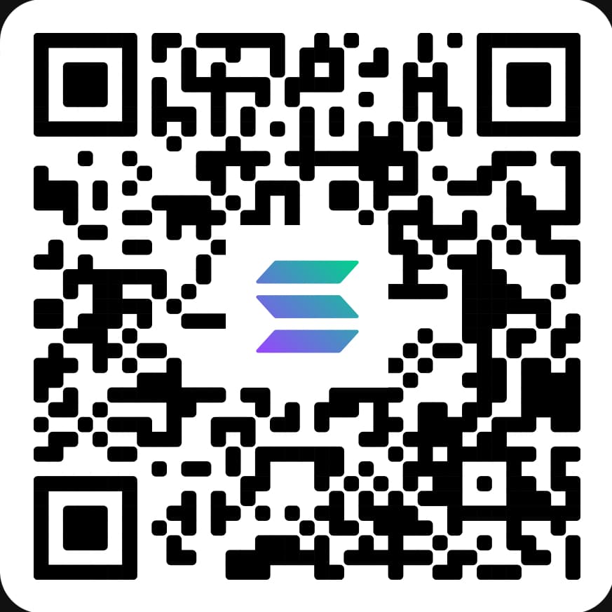 Click to copy SOL address QR code